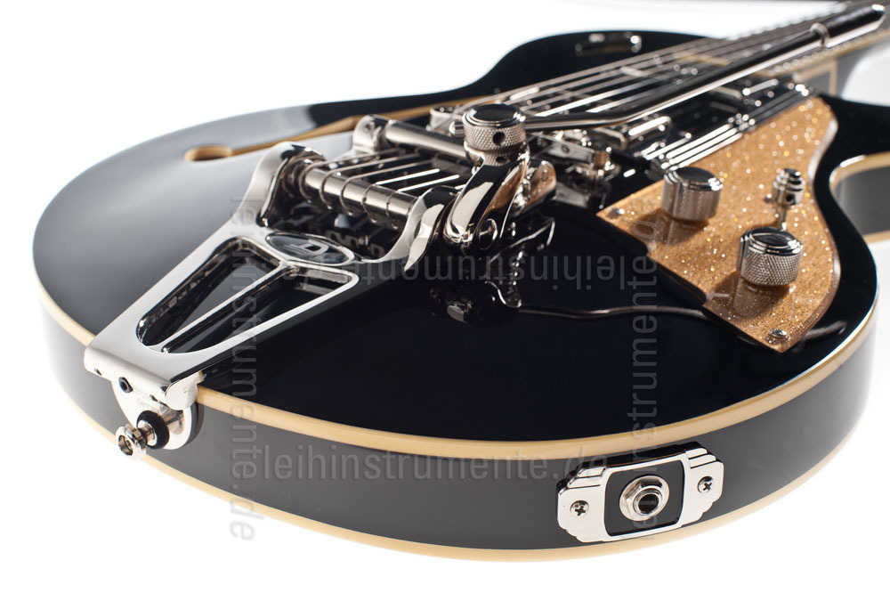 to article description / price Electric Guitar DUESENBERG STARPLAYER TV - BLACK - left hand + Custom Line Case