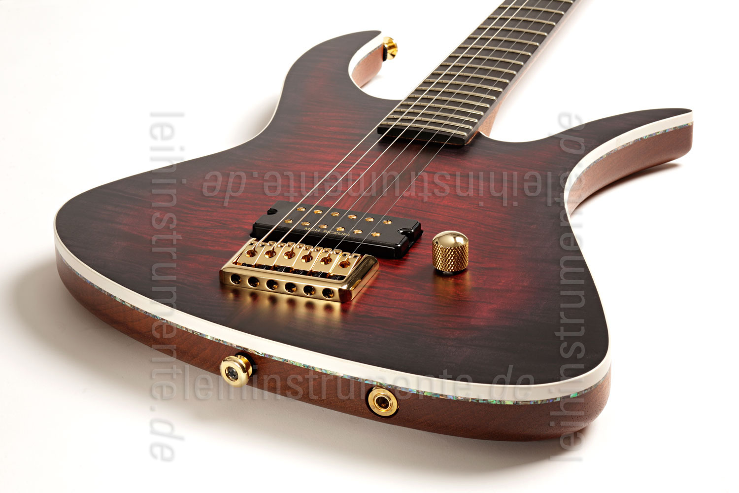 to article description / price Electric MGH GUITARS Blizzard Beast Premium Deluxe - black cherry burst + softcase - made in Germany