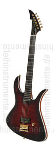 Large view Electric MGH GUITARS Blizzard Beast Premium Deluxe - black cherry burst + softcase - made in Germany
