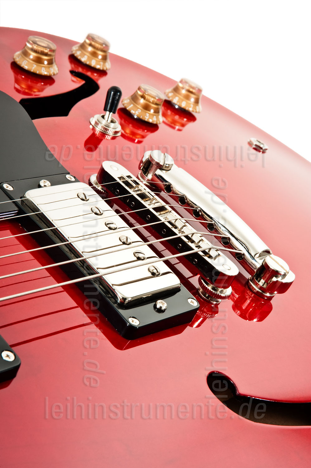 to article description / price Semi-Resonance Archtop Jazz Guitar BURNY RSA-65-CR Cherry Red + hardcase