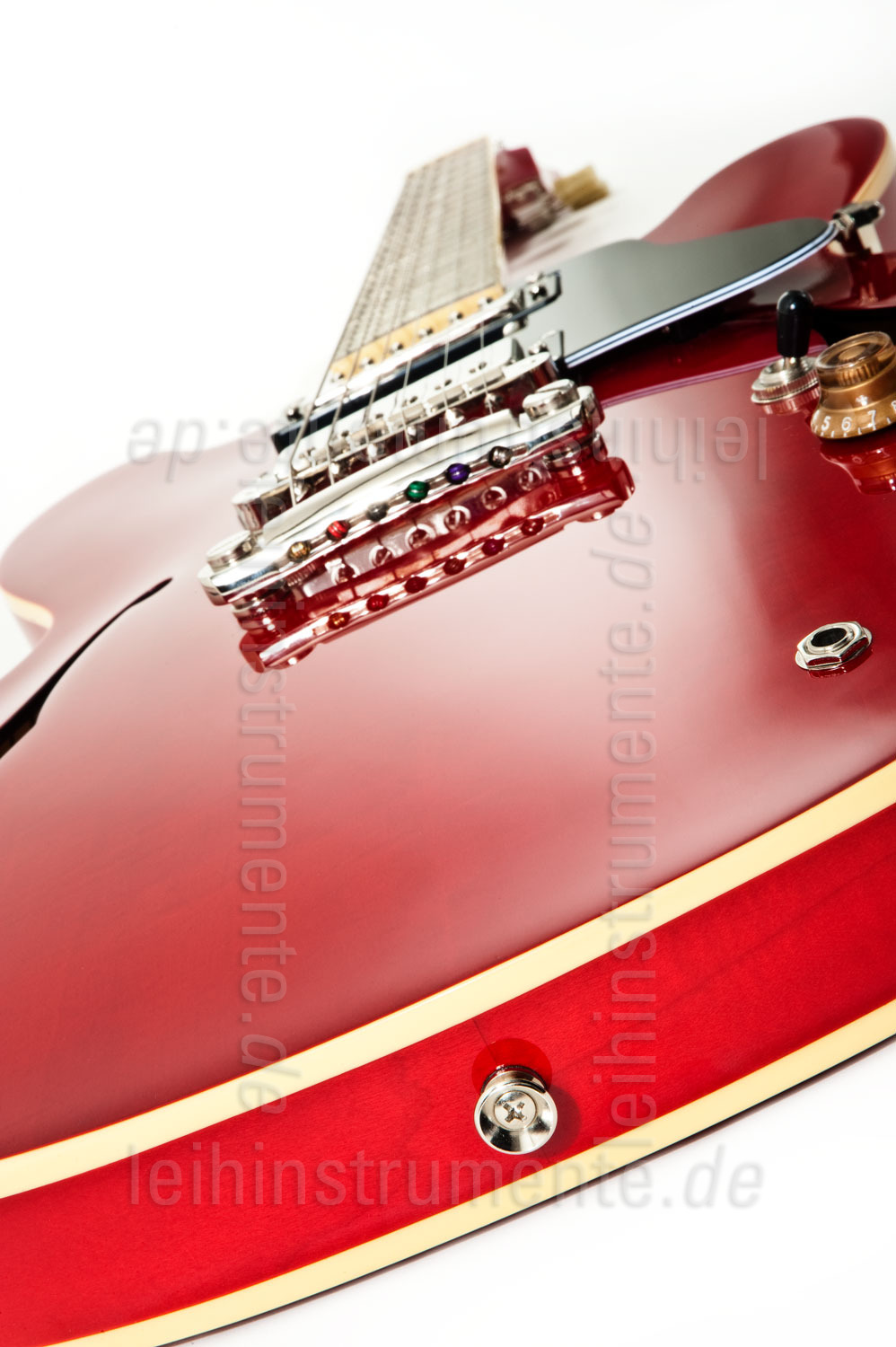 to article description / price Semi-Resonance Archtop Jazz Guitar BURNY RSA-65-CR Cherry Red + hardcase