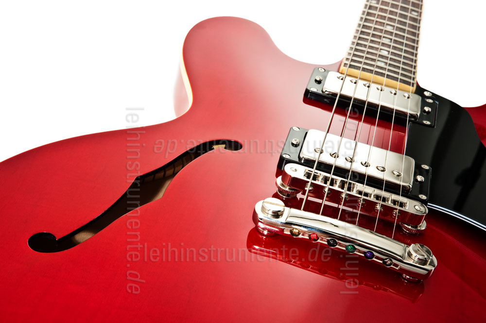 to article description / price Semi-Resonance Archtop Jazz Guitar BURNY RSA-65-CR Cherry Red + hardcase