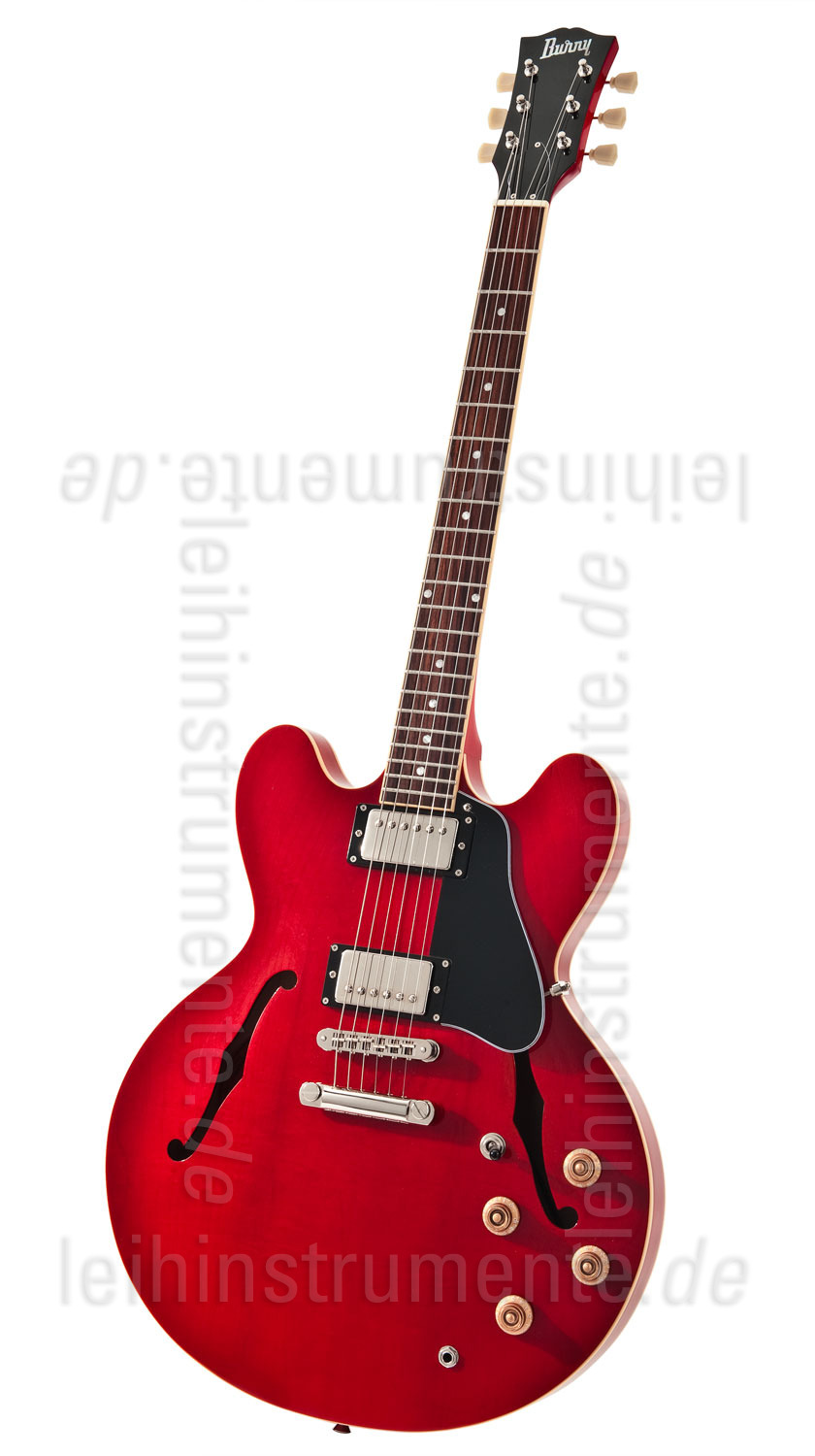 to article description / price Semi-Resonance Archtop Jazz Guitar BURNY RSA-65-CR Cherry Red + hardcase