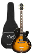 Semi-Resonance Archtop Jazz Guitar CORT SOURCE Tobacco Burst + gigbag