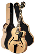 Full-Resonance Archtop Jazz Guitar HOFNER JAZZICA CUSTOM HJC-N-0 + hardcase -solid spruce top