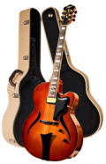 Full-Resonance Archtop Jazz Guitar HOFNER JAZZICA CUSTOM HJC-V-0 + hardcase - Schellack (French polish)