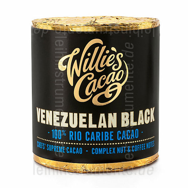 to article description / price Willie`s Cacao 100% - VENEZUELAN BLACK - RIO CARIBE - 180g block for grating