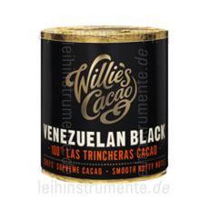 Large view Willie`s Cacao 100% - VENEZUELAN BLACK - LAS TRINCHERAS - 180g block for grating