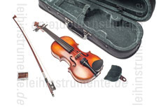 Large view 1/8 Left-Handed Children's Violinset - GASPARINI MODEL PRIMO - all solid - shoulder pad